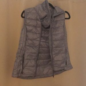 Down vest in bag